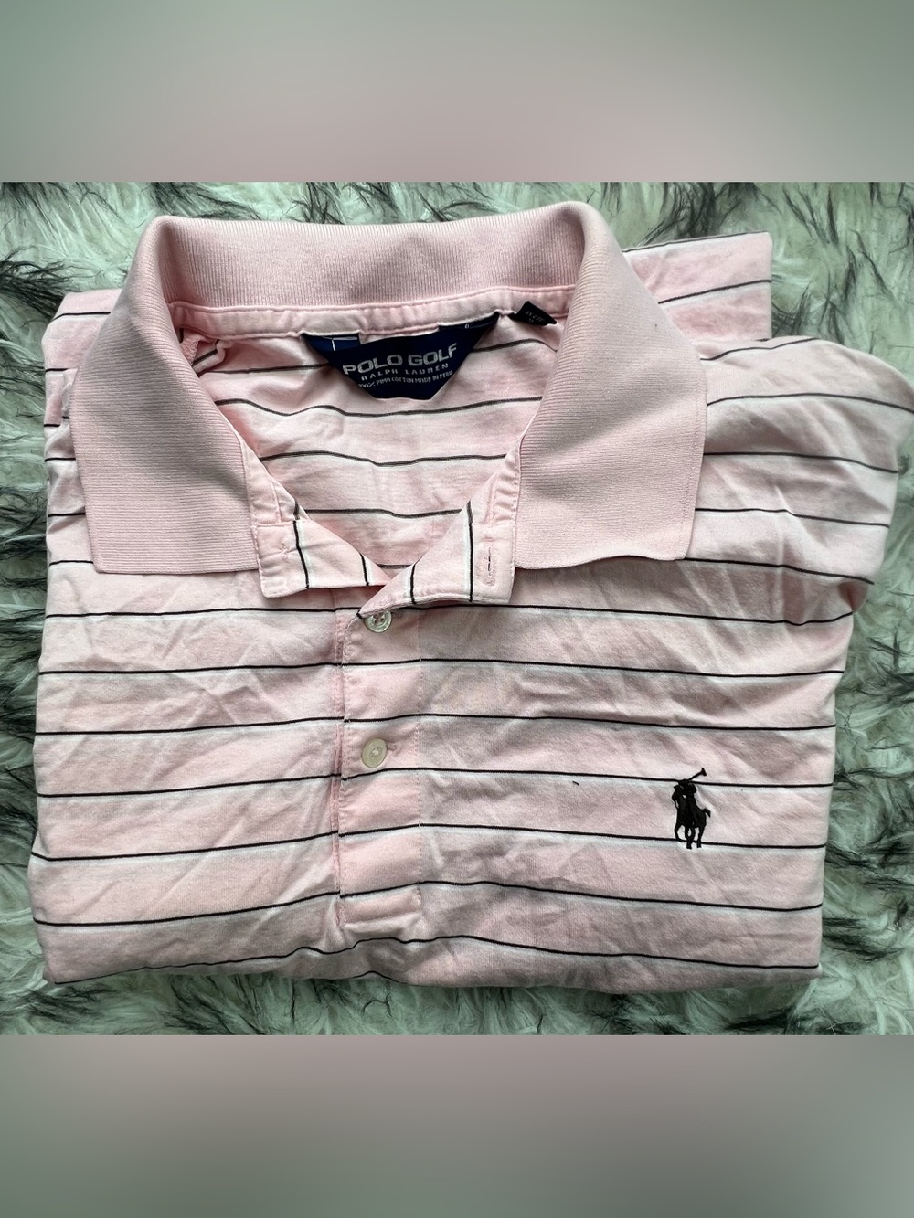 Polo Ralph Lauren Pink Striped Polo Shirt
